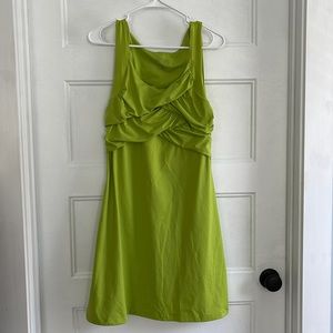 Athlete | Womens | ruched green dress | size medium